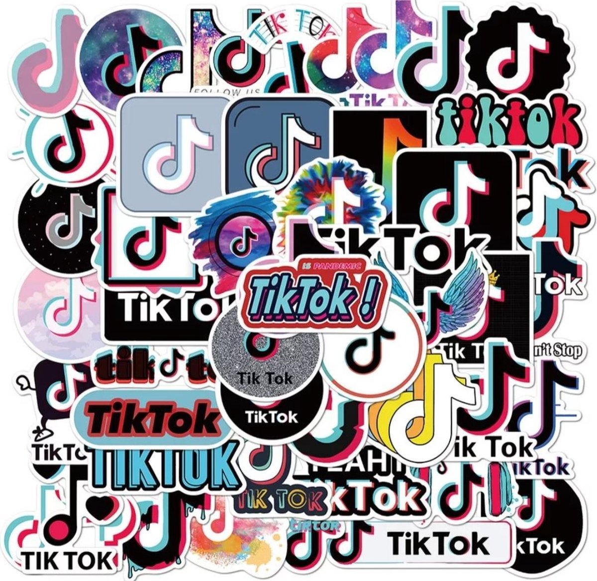 Stickers voor kinderen|Stickers|TikTok|50 stuks